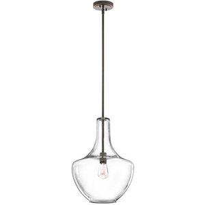 KK42046OZCS Everly Entrance / Foyer Pendant Light - Olde Bronze-Clear Seeded KK42046OZCS Everly Entrance / Foyer Pendant Light - Olde Bronze-Clear Seeded