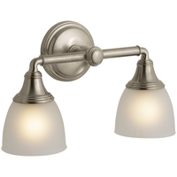 Bathroom Lighting (2 Bulbs) 14-15/16" Width Bathroom Lighting (2 Bulbs) 14-15/16" Width