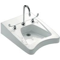 Wall Hung Bathroom Sink 20 x 27 x 8-1/8 Wall Hung Bathroom Sink 20 x 27 x 8-1/8