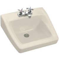 Wall Hung Bathroom Sink 19-1/4 x 17-1/4 x 8-1/8 Wall Hung Bathroom Sink 19-1/4 x 17-1/4 x 8-1/8