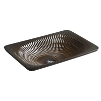 Vessel Style Bathroom Sink 21-1/8'' x 14-9/16'' x 6-1/8'' Vessel Style Bathroom Sink 21-1/8'' x 14-9/16'' x 6-1/8''