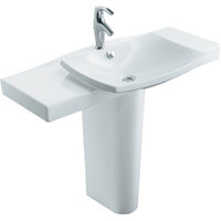 Pedestal Bathroom Sink 39-3/4 x 20-1/4 x 31-3/4 Pedestal Bathroom Sink 39-3/4 x 20-1/4 x 31-3/4