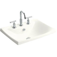 Self-Rimming Bathroom Sink 23-5/8 x 17-1/2 x 7-5/16 Self-Rimming Bathroom Sink 23-5/8 x 17-1/2 x 7-5/16