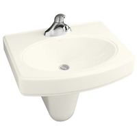 Wall Hung Bathroom Sink 22 x 18 x 7-1/2 Wall Hung Bathroom Sink 22 x 18 x 7-1/2