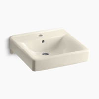Wall Hung Bathroom Sink 20'' x 18'' x 7'' Wall Hung Bathroom Sink 20'' x 18'' x 7''