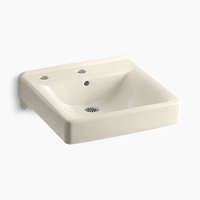 Wall Hung Bathroom Sink 20'' x 18'' x 7'' Wall Hung Bathroom Sink 20'' x 18'' x 7''