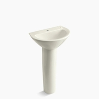 Pedestal Bathroom Sink 19-3/4 x 14 x 32-7/8 Pedestal Bathroom Sink 19-3/4 x 14 x 32-7/8