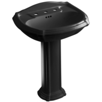 Pedestal Bathroom Sink 36-1/2'' x 27'' x 19-3/8'' Pedestal Bathroom Sink 36-1/2'' x 27'' x 19-3/8''