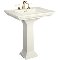 Pedestal Bathroom Sink 30 x 21-3/4 x 34-3/4 Pedestal Bathroom Sink 30 x 21-3/4 x 34-3/4
