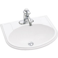 Self-Rimming Bathroom Sink 19-3/4 x 16-7/8 x 8 Self-Rimming Bathroom Sink 19-3/4 x 16-7/8 x 8