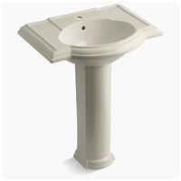 Pedestal Bathroom Sink 33-1/2'' x 27-1/2'' x 19-7/8'' Pedestal Bathroom Sink 33-1/2'' x 27-1/2'' x 19-7/8''