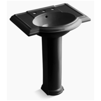 Pedestal Bathroom Sink 33-1/2'' x 27-1/2'' x 19-7/8'' Pedestal Bathroom Sink 33-1/2'' x 27-1/2'' x 19-7/8''
