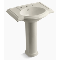 Pedestal Bathroom Sink 33-1/2'' x 27-1/2'' x 19-7/8'' Pedestal Bathroom Sink 33-1/2'' x 27-1/2'' x 19-7/8''
