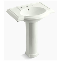 Pedestal Bathroom Sink 33-1/2'' x 27-1/2'' x 19-7/8'' Pedestal Bathroom Sink 33-1/2'' x 27-1/2'' x 19-7/8''