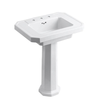 Pedestal Bathroom Sink 27 x 20 x 35 Pedestal Bathroom Sink 27 x 20 x 35