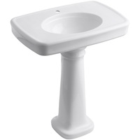 Pedestal Bathroom Sink 30-3/8 x 22-1/4 x 35-1/4 Pedestal Bathroom Sink 30-3/8 x 22-1/4 x 35-1/4