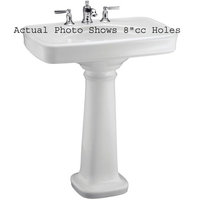 Pedestal Bathroom Sink 30-3/8 x 22-1/4 x 35-1/4 Pedestal Bathroom Sink 30-3/8 x 22-1/4 x 35-1/4