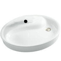 Vessel Style Bathroom Sink 21-5/16 x 18-1/16 x 4-1/8 Vessel Style Bathroom Sink 21-5/16 x 18-1/16 x 4-1/8