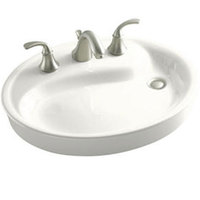 Vessel Style Bathroom Sink 21-5/16 x 18-1/16 x 4-1/8 Vessel Style Bathroom Sink 21-5/16 x 18-1/16 x 4-1/8