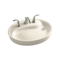 Vessel Style Bathroom Sink 21-5/16 x 18-1/16 x 4-1/8 Vessel Style Bathroom Sink 21-5/16 x 18-1/16 x 4-1/8