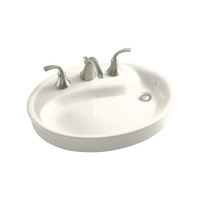 Vessel Style Bathroom Sink 21-5/16 x 18-1/16 x 4-1/8 Vessel Style Bathroom Sink 21-5/16 x 18-1/16 x 4-1/8