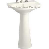 Pedestal Bathroom Sink 22-3/4 x 18-7/8 x 34-1/2 Pedestal Bathroom Sink 22-3/4 x 18-7/8 x 34-1/2