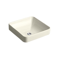 Vessel Style Bathroom Sink 16-1/4 x 16-1/4 x 6-3/4 Vessel Style Bathroom Sink 16-1/4 x 16-1/4 x 6-3/4