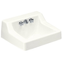 Wall Hung Bathroom Sink 19 x 17 x 12 Wall Hung Bathroom Sink 19 x 17 x 12