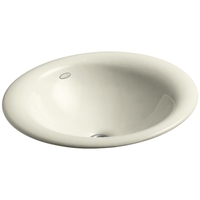 Vessel Style Bathroom Sink 18 x 16 x 6-3/8 Vessel Style Bathroom Sink 18 x 16 x 6-3/8