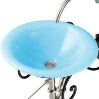Vessel Style Bathroom Sink 18 x 16 x 6-3/8 Vessel Style Bathroom Sink 18 x 16 x 6-3/8