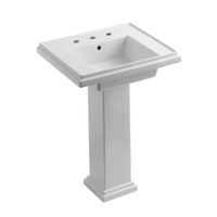 Pedestal Bathroom Sink 24 x 19-1/2 x 34-5/8 Pedestal Bathroom Sink 24 x 19-1/2 x 34-5/8