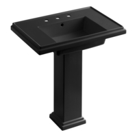 Pedestal Bathroom Sink 30 x 19-1/2 x 34-5/8 Pedestal Bathroom Sink 30 x 19-1/2 x 34-5/8