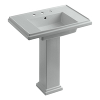 Pedestal Bathroom Sink 30 x 19-1/2 x 34-5/8 Pedestal Bathroom Sink 30 x 19-1/2 x 34-5/8