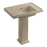 Pedestal Bathroom Sink 30 x 19-1/2 x 34-5/8 Pedestal Bathroom Sink 30 x 19-1/2 x 34-5/8