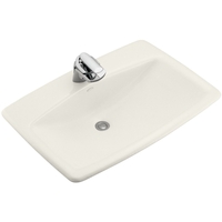 Self-Rimming Bathroom Sink 28 x 19 x 7-7/8 Self-Rimming Bathroom Sink 28 x 19 x 7-7/8