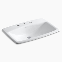 Self-Rimming Bathroom Sink 28 x 19 x 7-7/8 Self-Rimming Bathroom Sink 28 x 19 x 7-7/8