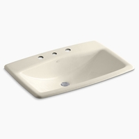 Self-Rimming Bathroom Sink 28 x 19 x 7-7/8 Self-Rimming Bathroom Sink 28 x 19 x 7-7/8