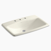 Self-Rimming Bathroom Sink 28 x 19 x 7-7/8 Self-Rimming Bathroom Sink 28 x 19 x 7-7/8