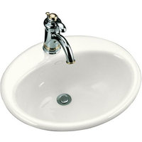 Self-Rimming Bathroom Sink 19-1/4 x 16-1/4 x 8-3/4 Self-Rimming Bathroom Sink 19-1/4 x 16-1/4 x 8-3/4