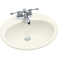 Self-Rimming Bathroom Sink 19-1/4 x 16-1/4 x 8-3/4 Self-Rimming Bathroom Sink 19-1/4 x 16-1/4 x 8-3/4