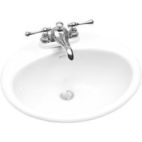 Self-Rimming Bathroom Sink 19-1/4 x 16-1/4 x 8-3/4 Self-Rimming Bathroom Sink 19-1/4 x 16-1/4 x 8-3/4