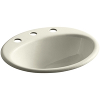 Self-Rimming Bathroom Sink 19-1/4 x 16-1/4 x 8-3/4 Self-Rimming Bathroom Sink 19-1/4 x 16-1/4 x 8-3/4