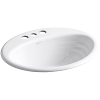 Self-Rimming Bathroom Sink 19-1/4 x 16-1/4 x 8-7/16 Self-Rimming Bathroom Sink 19-1/4 x 16-1/4 x 8-7/16