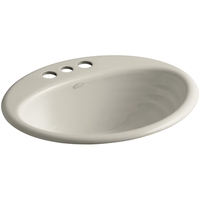 Self-Rimming Bathroom Sink 19-1/4 x 16-1/4 x 8-7/16 Self-Rimming Bathroom Sink 19-1/4 x 16-1/4 x 8-7/16