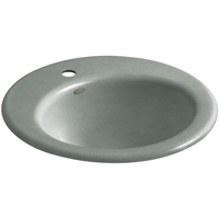 Self-Rimming Bathroom Sink 19 x 8-5/8 Self-Rimming Bathroom Sink 19 x 8-5/8