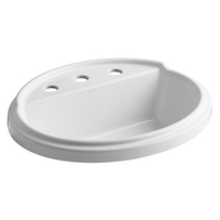 Self-Rimming Bathroom Sink 22-13/16 x 19-1/4 x 8-3/4 Self-Rimming Bathroom Sink 22-13/16 x 19-1/4 x 8-3/4