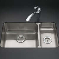 Double Bowl Kitchen Sink 31-1/2'' x 18'' x 9-1/2'' Double Bowl Kitchen Sink 31-1/2'' x 18'' x 9-1/2''