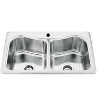Double Bowl Kitchen Sink 33'' x 22'' x 8-5/16'' Double Bowl Kitchen Sink 33'' x 22'' x 8-5/16''