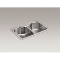 Double Bowl Kitchen Sink 33'' x 22'' x 9'' Double Bowl Kitchen Sink 33'' x 22'' x 9''