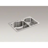Double Bowl Kitchen Sink 33'' x 22'' x 9-5/16'' Double Bowl Kitchen Sink 33'' x 22'' x 9-5/16''